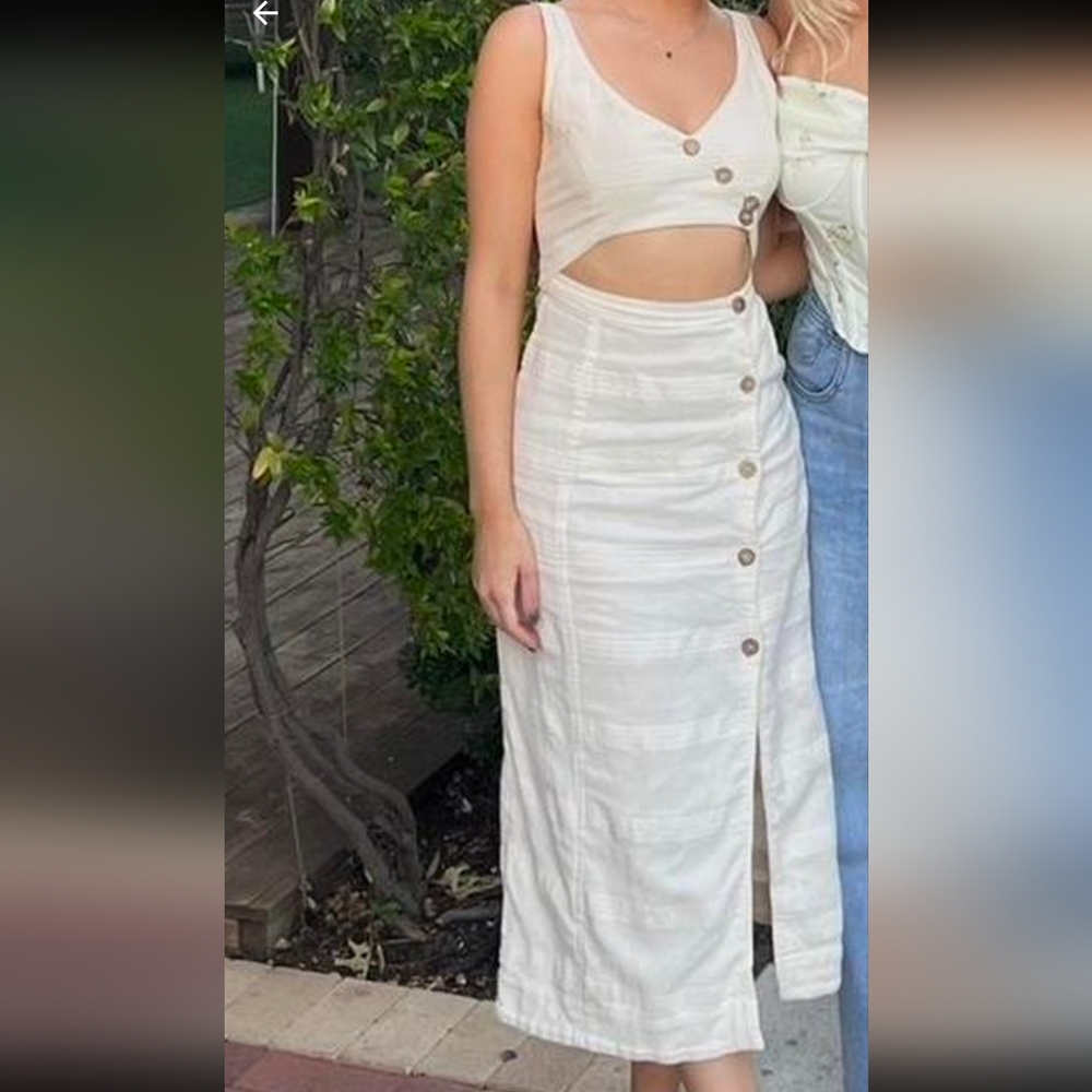 Free People Midi Dress L EUC